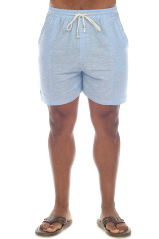 Mojito Men's Causal Beach Resort Wear Drawstring Shorts Linen Blend