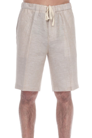 Men's Drawstring Resort Casual 100% Linen Dress Shorts - Mojito Collection - Beachwear, Mens Dress Shorts, Mojito  Linen Shorts, Natural LinenShorts, Resortwear Shorts