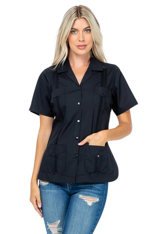 Women's guayabera shirts