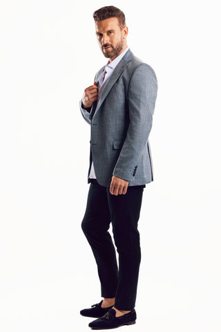 Mojito Reserve Men's Casual Modern Fit Sports Jacket Textured Knit