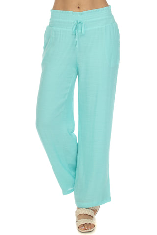 Mojito Women's Casual Resort Wear Drawstring Palazzo Pant