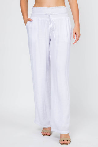 Mojito Women's Casual Resort Wear Drawstring Palazzo Pant