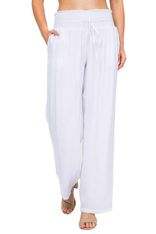 Women's Casual Resort Wear Drawstring Pant - Mojito Collection - Vacation Clothing, Women's Casual Pants, Women's Clothing, Women's Resort Wear