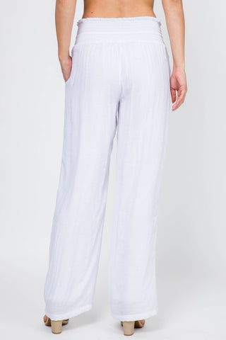 Mojito Women's Casual Resort Wear Drawstring Palazzo Pant