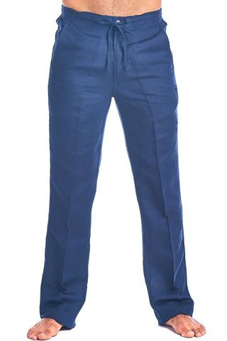 Mojito Men's Casual Drawstring Linen Pants