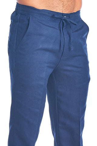 Mojito Men's Casual Drawstring Linen Pants