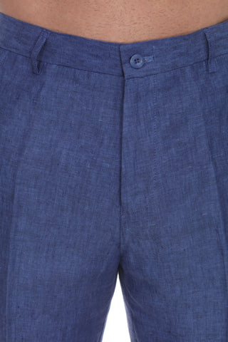 Men's Resort Wear Casual Dress Shorts 100% Linen Flat front
