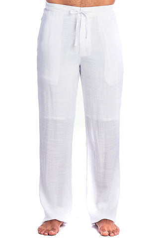 Mojito Men's Resort Wear Casual Drawstring Beach Pants