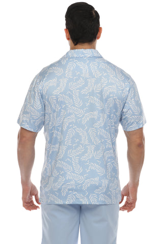 Mojito Casual Dry-Fit Polo Shirt Floral Print