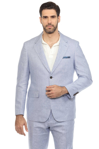 Mojito Reserve Men's Textured Linen Cotton Blend Suit