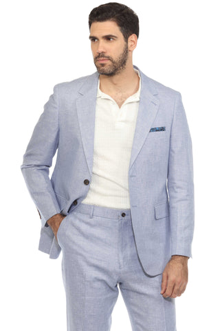 Mojito Reserve Men's Textured Linen Cotton Blend Suit