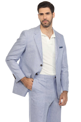 Mojito Reserve Men's Textured Linen Cotton Blend Suit