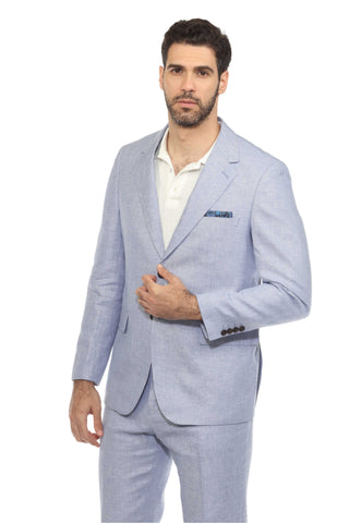Mojito Reserve Men's Textured Linen Cotton Blend Suit