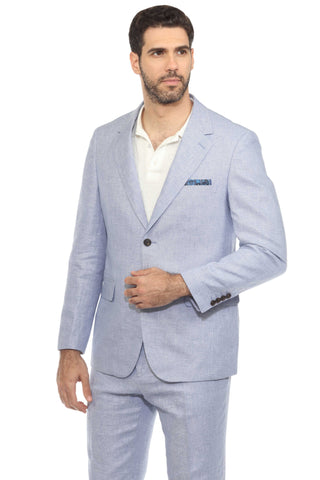 Mojito Reserve Men's Textured Linen Cotton Blend Suit