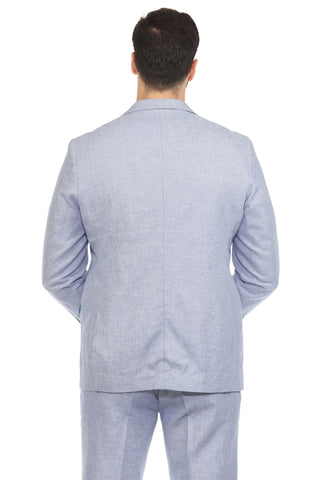 Mojito Reserve Men's Textured Linen Cotton Blend Suit