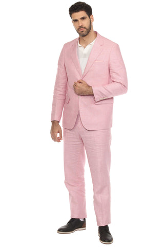 Mojito Reserve Men's Textured Linen Cotton Blend Suit