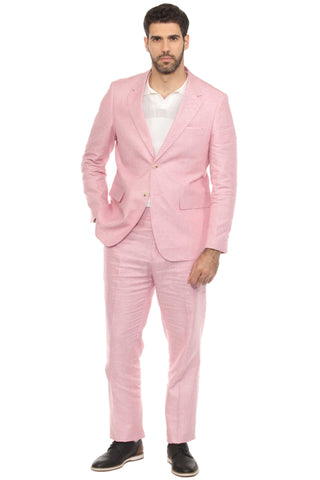 Mojito Reserve Men's Textured Linen Cotton Blend Suit