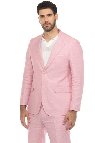 Mojito Reserve Men's Textured Linen Cotton Blend Suit