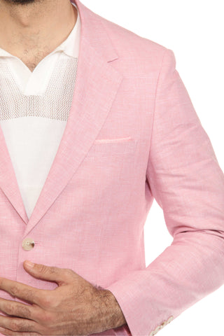 Mojito Reserve Men's Textured Linen Cotton Blend Suit