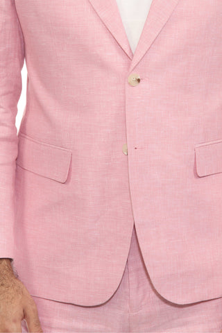 Mojito Reserve Men's Textured Linen Cotton Blend Suit