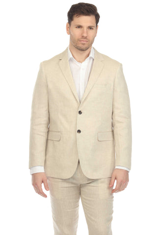 Mojito Reserve Men's Textured Linen Cotton Blend Suit