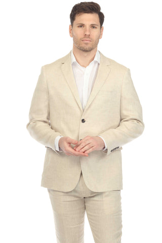 Mojito Reserve Men's Textured Linen Cotton Blend Suit