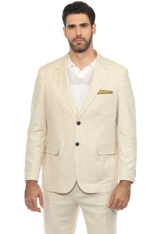 Mojito Reserve Men's Textured Stretch Linen Blend Suit