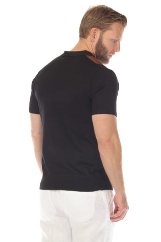 Men's Stylish Premium Knit Textured Polo Shirt