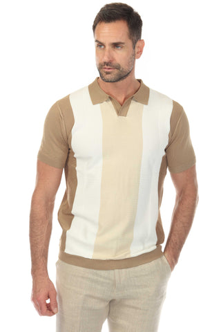 Men's Stylish Premium Knit Textured Polo Shirt
