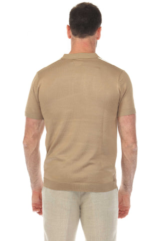 Men's Stylish Premium Knit Textured Polo Shirt