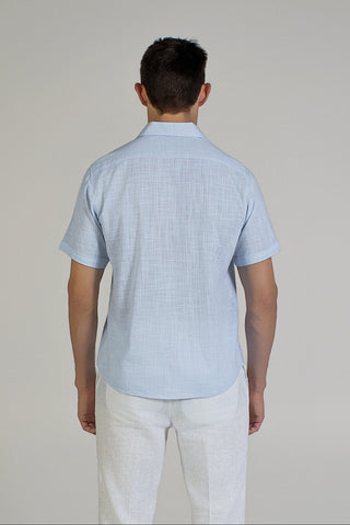 Men's Solid Cross Hatch Shirt