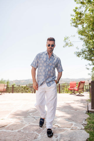 Mojito Men's Resort Style Casual Stylish Print Shirt