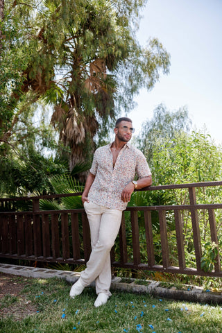 Mojito Men's Resort Style Casual Stylish Print Shirt