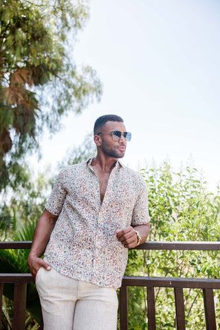 Mojito Men's Resort Style Casual Stylish Print Shirt