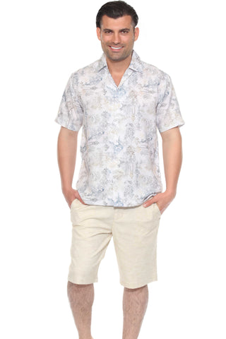 Mojito Men's Resort Style Casual Summer Print Shirt