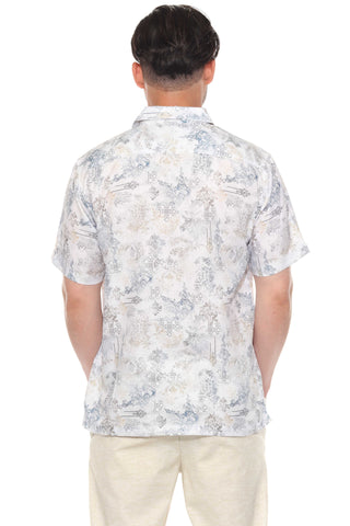 Mojito Men's Resort Style Casual Summer Print Shirt