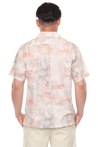 Mojito Men's Resort Style Casual Summer Print Shirt