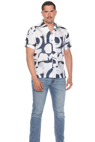 Mojito Men's Resort Style Casual Summer Print Shirt