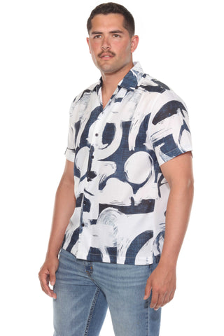 Mojito Men's Resort Style Casual Summer Print Shirt