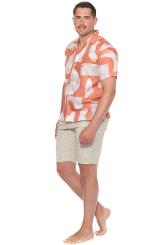 Mojito Men's Resort Style Casual Summer Print Shirt