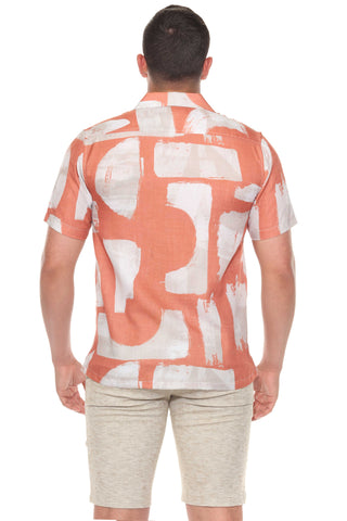 Mojito Men's Resort Style Casual Summer Print Shirt