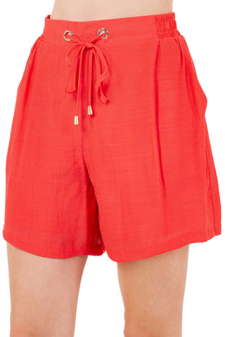Women's Casual Beach Wear Short with Drawstring Waist