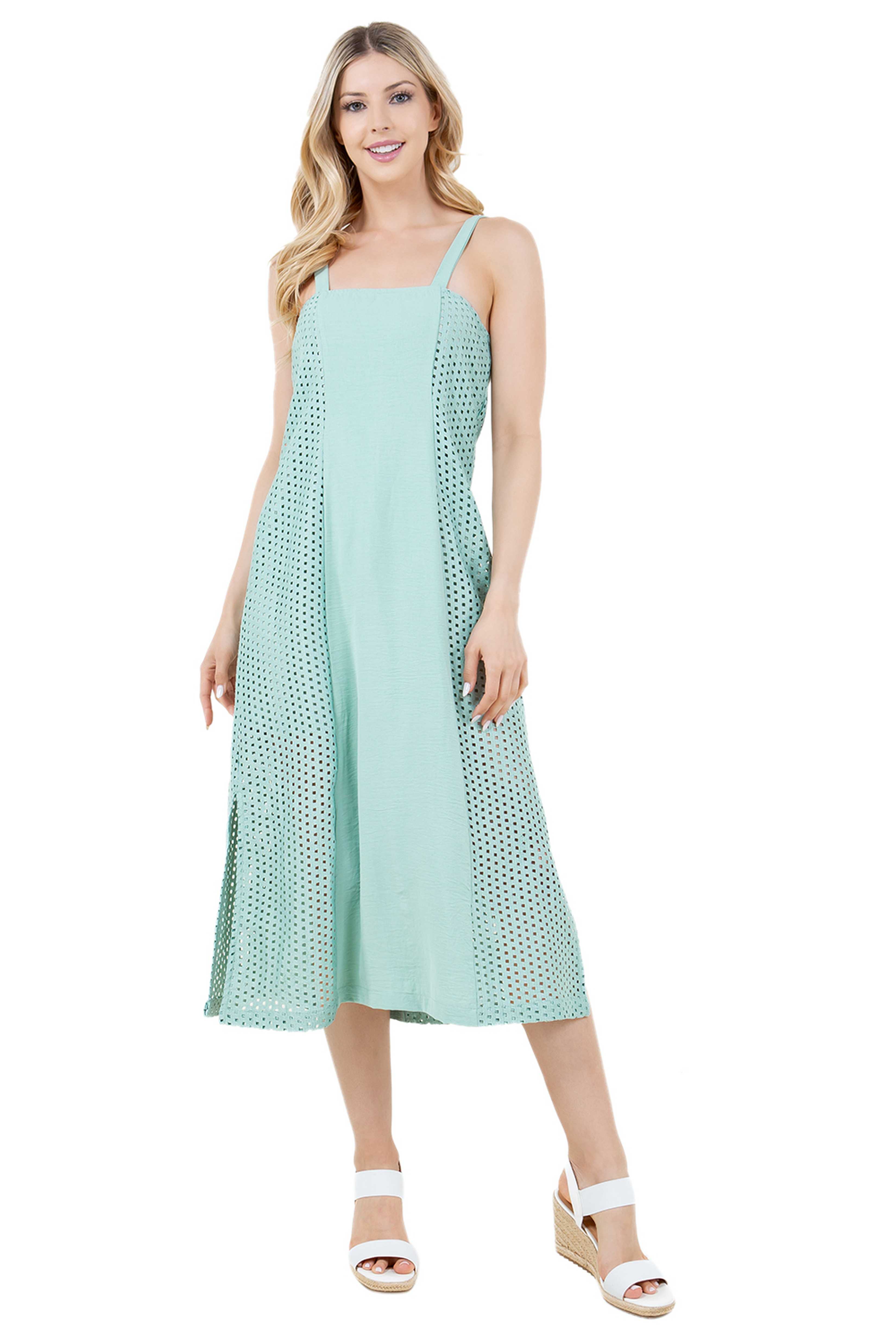 Women's Casual Resort Wear Tank Dress Mid Length with Cut Out Design naturalcollectioncorp.com Women's Casual Resort Wear Tank Dress Mid Length with Cut Out Design naturalcollectioncorp.com