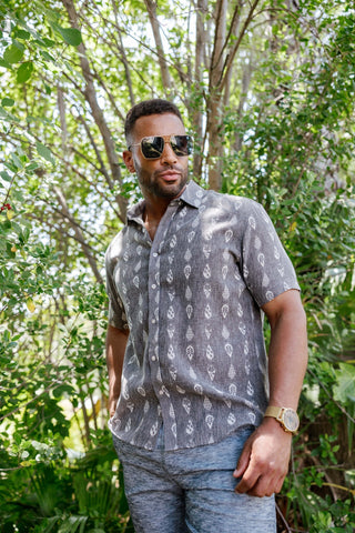 Mojito Men's Resort Style Casual Stylish Print Shirt