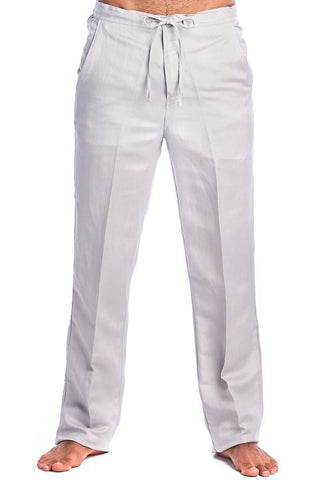 Mojito Men's Casual Drawstring Linen Pants