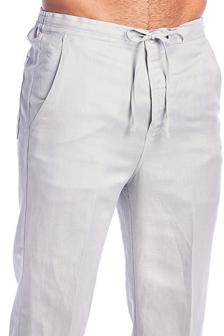 Mojito Men's Casual Drawstring Linen Pants