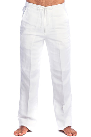 Mojito Men's Casual Drawstring Linen Pants
