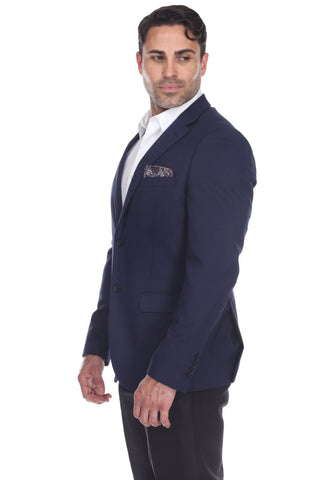 Mojito Reserve Men's Casual Modern Fit Cotton Blend Stretch Blazer - Mojito Collection - Beachwear, Long Sleeve Shirt, Mens Shirt, Mojito Linen Shirt, Resort Wear