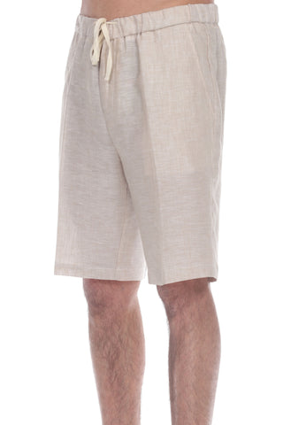 Men's Drawstring Resort Casual 100% Linen Dress Shorts - Mojito Collection - Beachwear, Mens Dress Shorts, Mojito  Linen Shorts, Natural LinenShorts, Resortwear Shorts