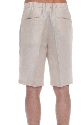 Men's Drawstring Resort Casual 100% Linen Dress Shorts - Mojito Collection - Beachwear, Mens Dress Shorts, Mojito  Linen Shorts, Natural LinenShorts, Resortwear Shorts